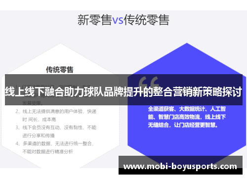 线上线下融合助力球队品牌提升的整合营销新策略探讨